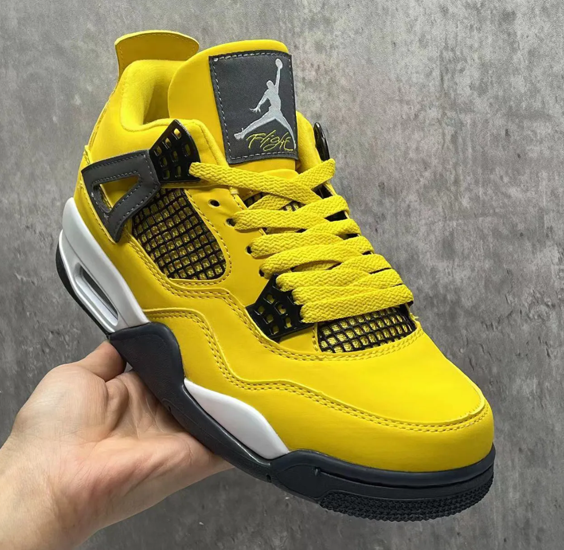 Air Jordan 4 Retro Lightning 2021 Shoes Sneakers