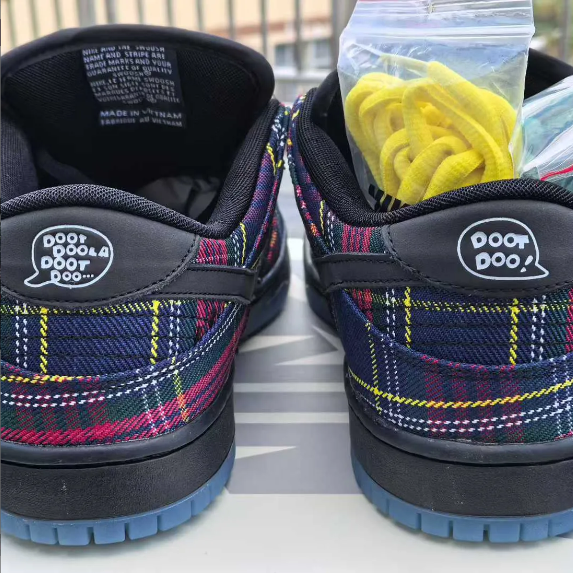 Nardwuar x Dunk Low SB Pro Tartan Shoes Sneakers