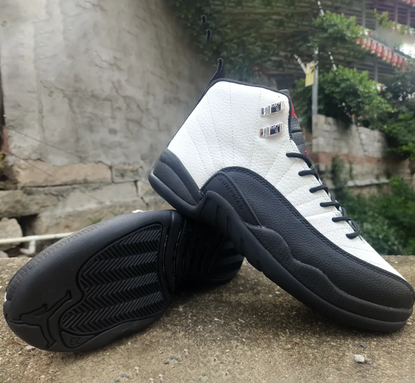 Air Jordan 12 Black Tongue Taxi Sample Shoes Sneakers