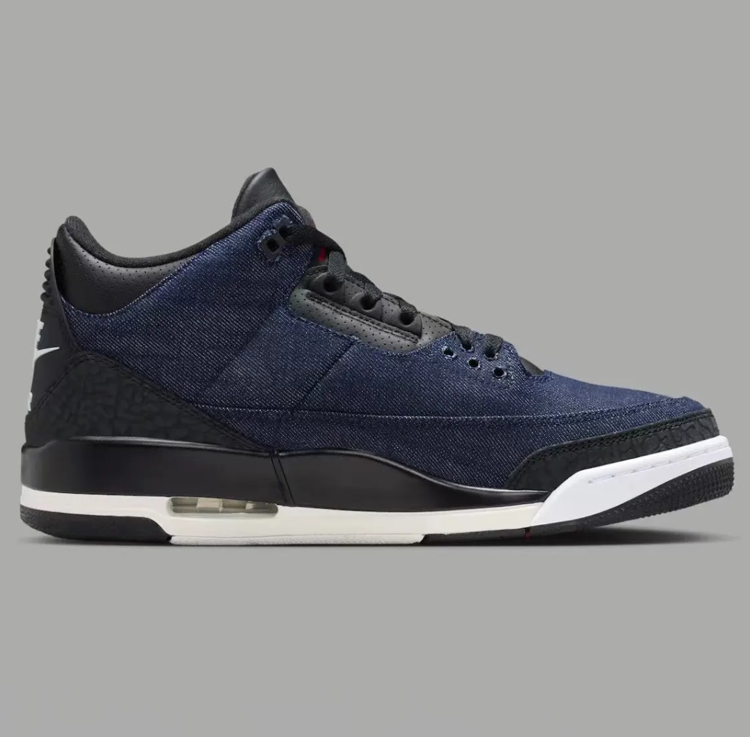 Levi’s x Air Jordan 3 Indigo Shoes Sneakers