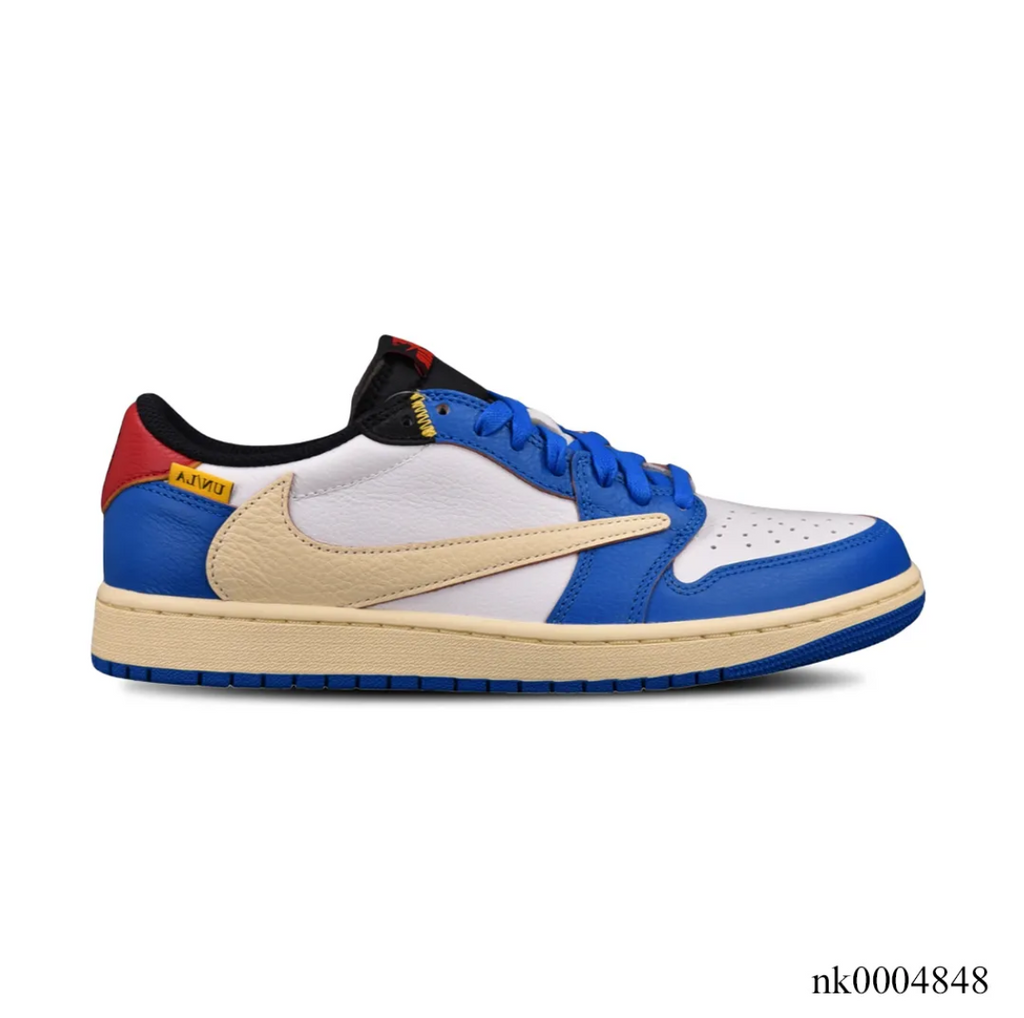 Union LA x Fragment Design x Air Jordan 1 Low Storm Blue Shoes Sneakers