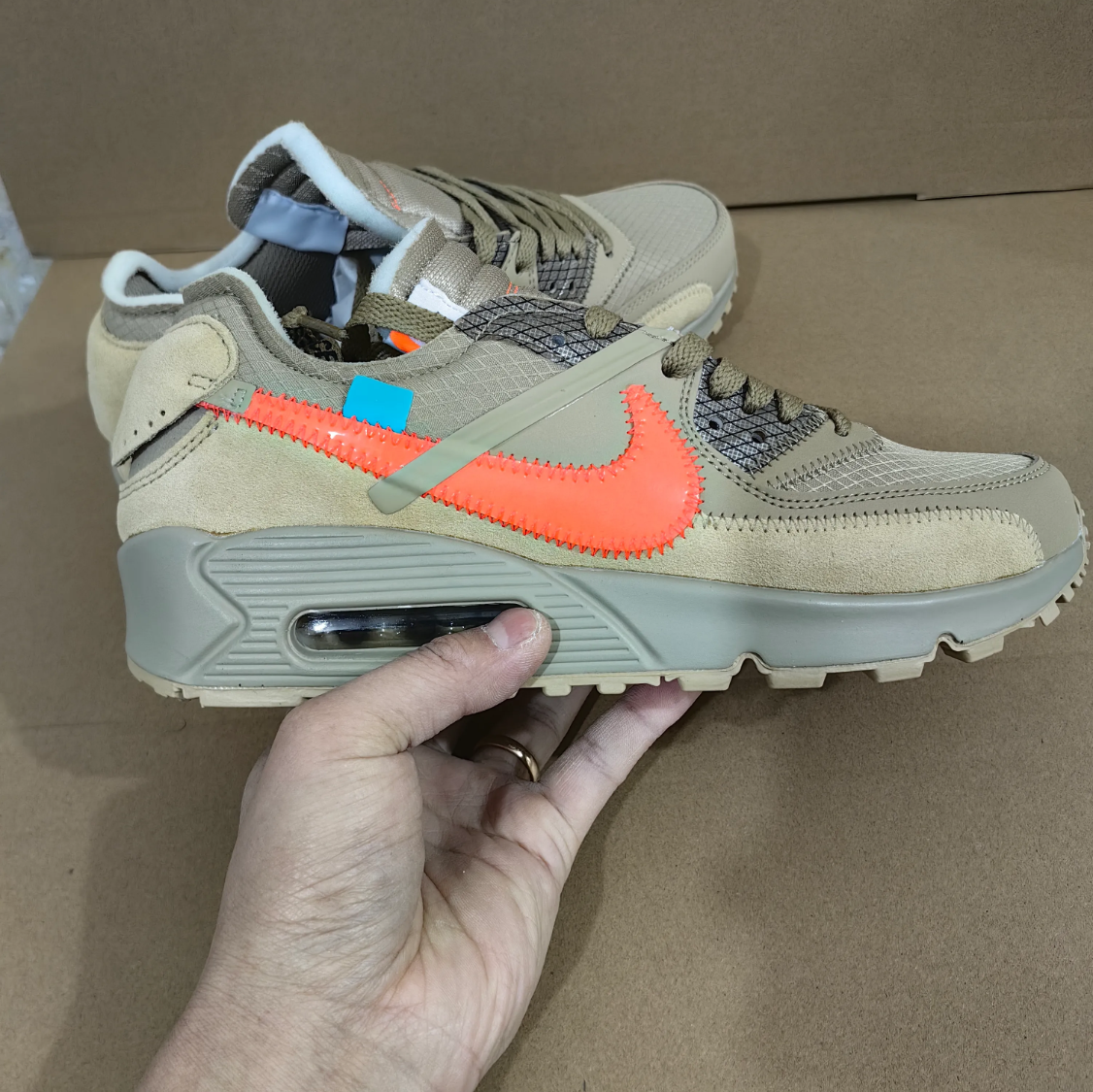 OW x Airforce Max 90 ‘Desert Ore’ Shoes Sneakers
