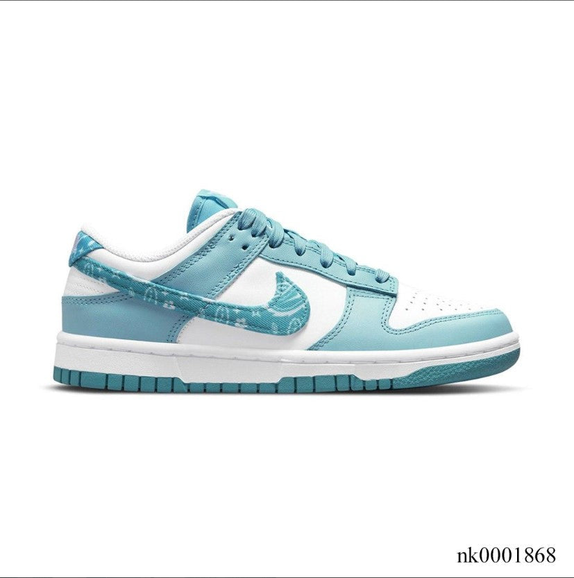 Nike Dunk Low Essential Blue Paisley Shoes Sneakers