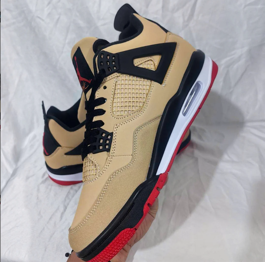 Air Jordan 4 Pizza Shoes Sneakers