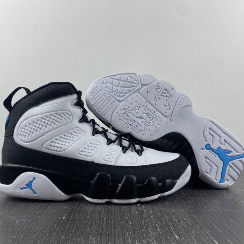 Air Jordan 9 Black University Blue Shoes Sneakers