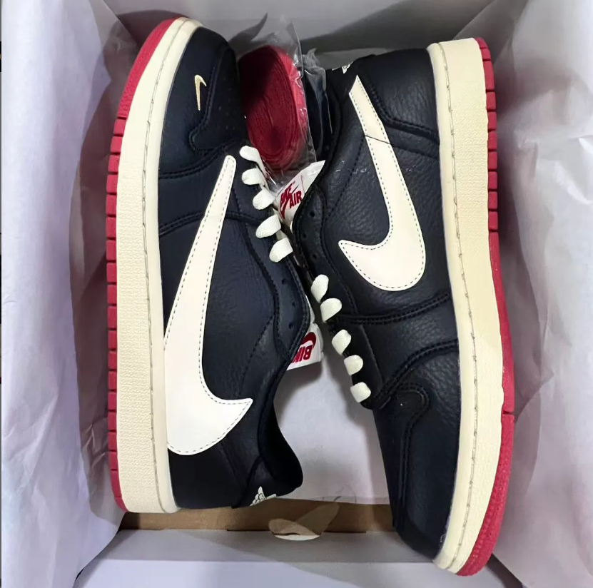 Nigel Sylvester x Travis Scott x Air Jordan 1 Low OG Shoes Sneakers