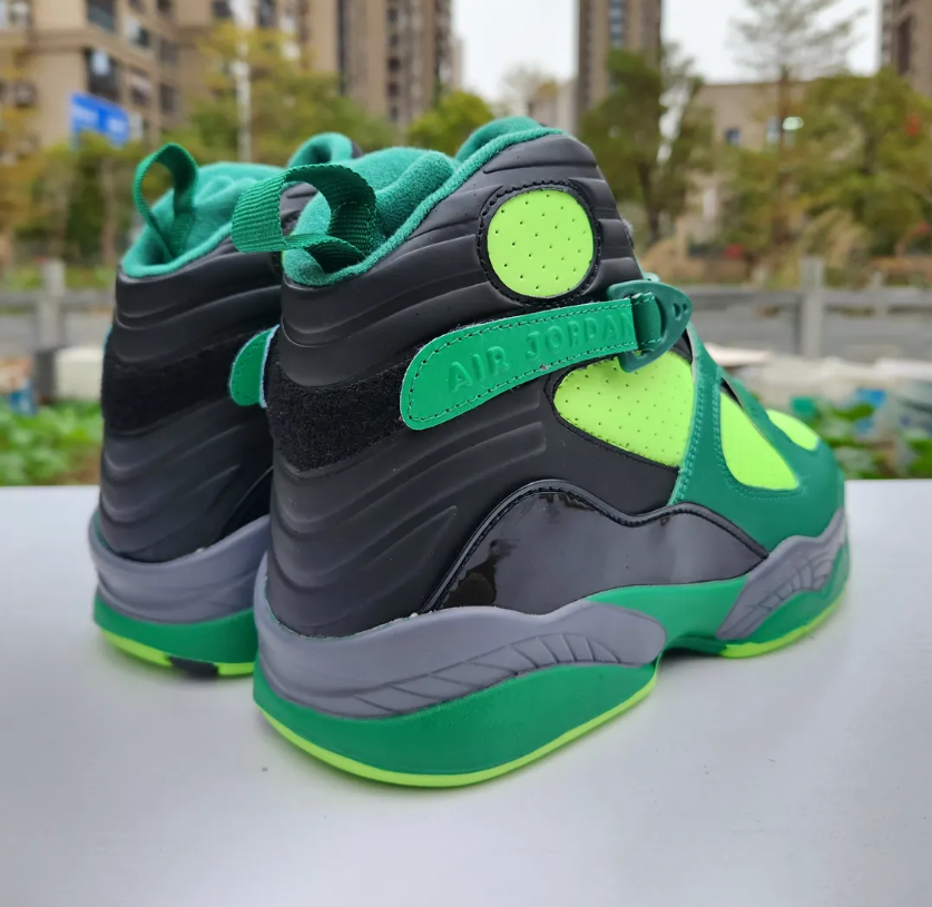 Air Jordan 8 Oregon PE Gorge Green Shoes Sneakers