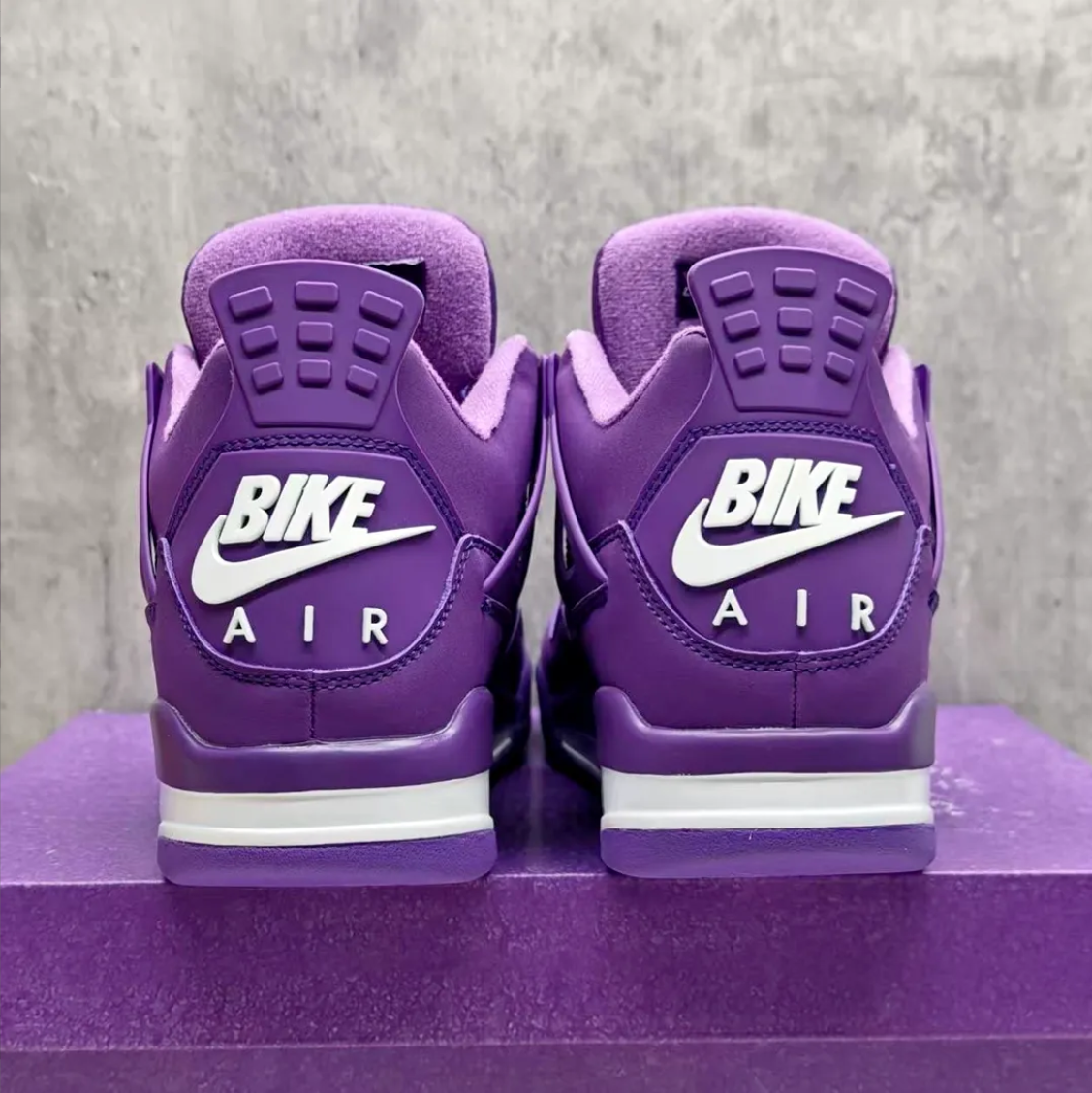Nigel Sylvester x Air Jordan 4 Purple Shoes Sneakers
