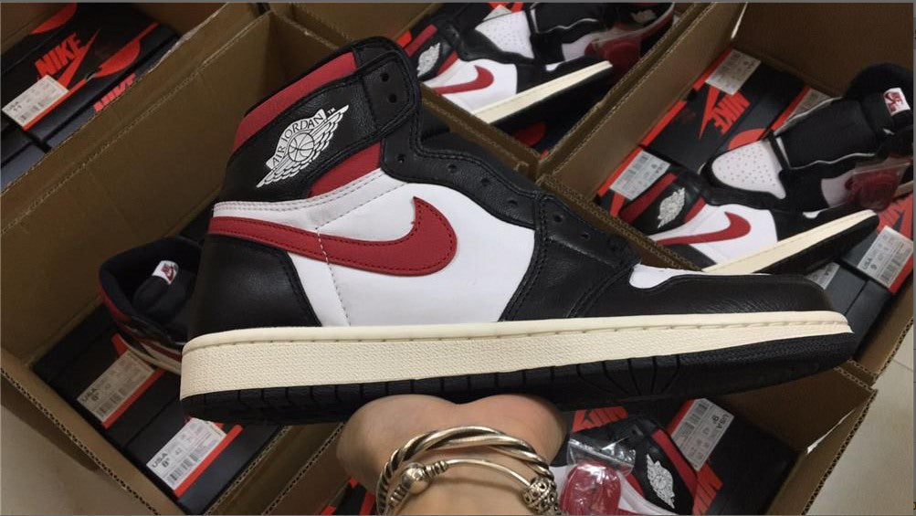 Air Jordan 1 Retro High Black Gym Red Shoes Sneakers