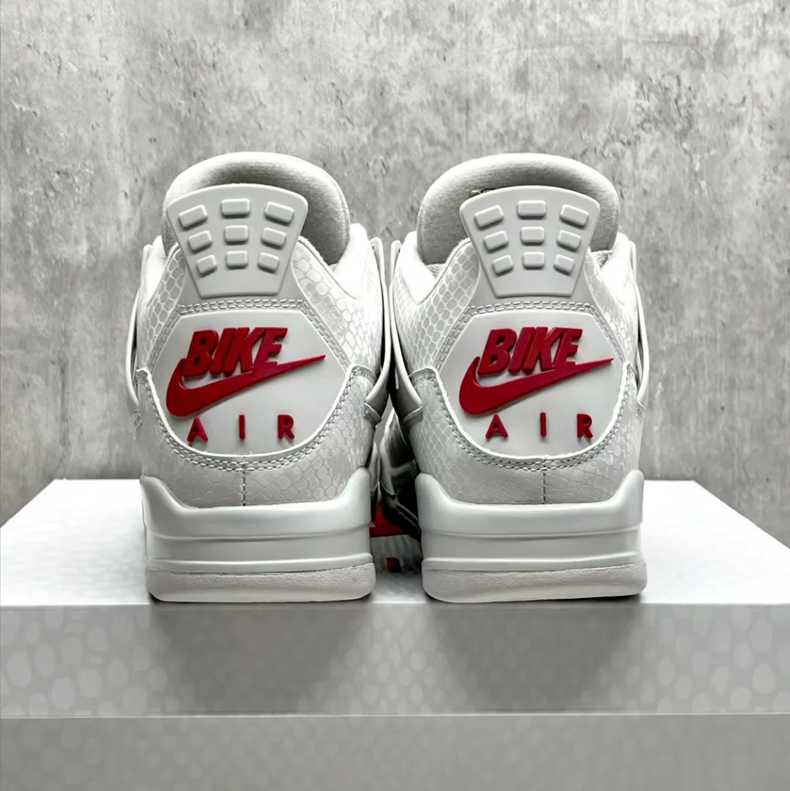 Nigel Sylvester x Air Jordan 4 White Grey Mamba Shoes Sneakers