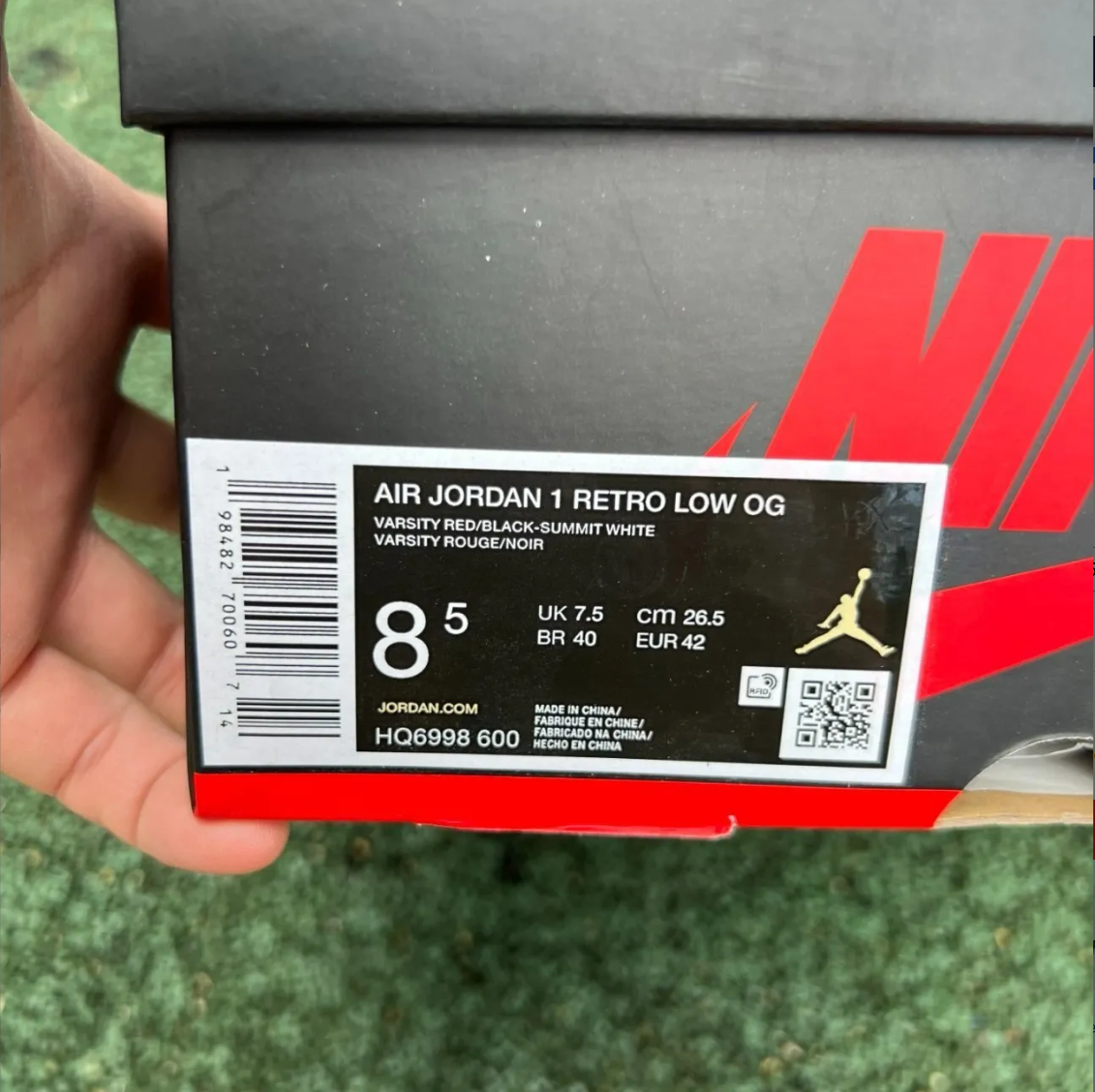 Air Jordan 1 Low OG Chicago 2025 Shoes Sneakers