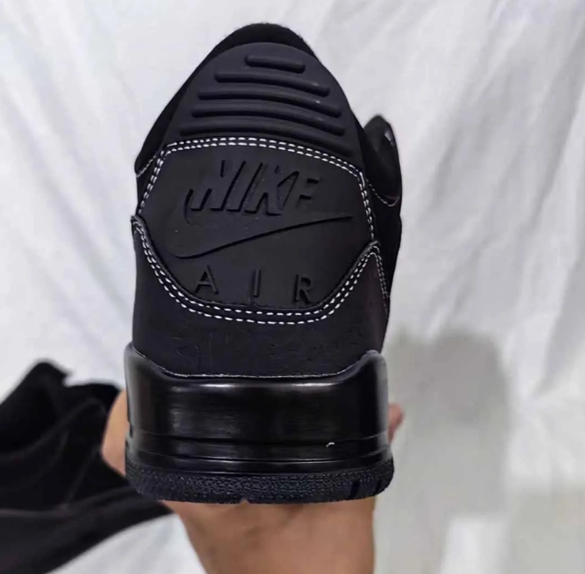 Travis Scott x AJ 3 Black Cat Shoes Sneakers