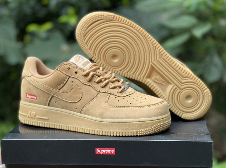 Air Force 1 Low SP Supreme Wheat Shoes Sneakers