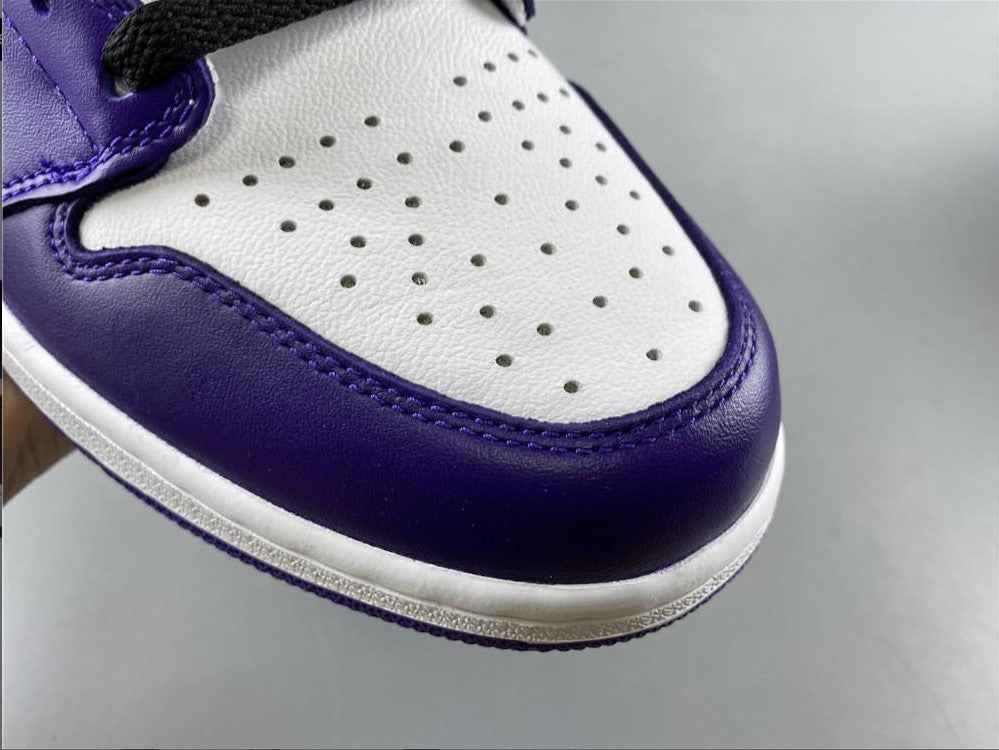 Air Jordan 1 Retro High Court Purple White Shoes Sneakers
