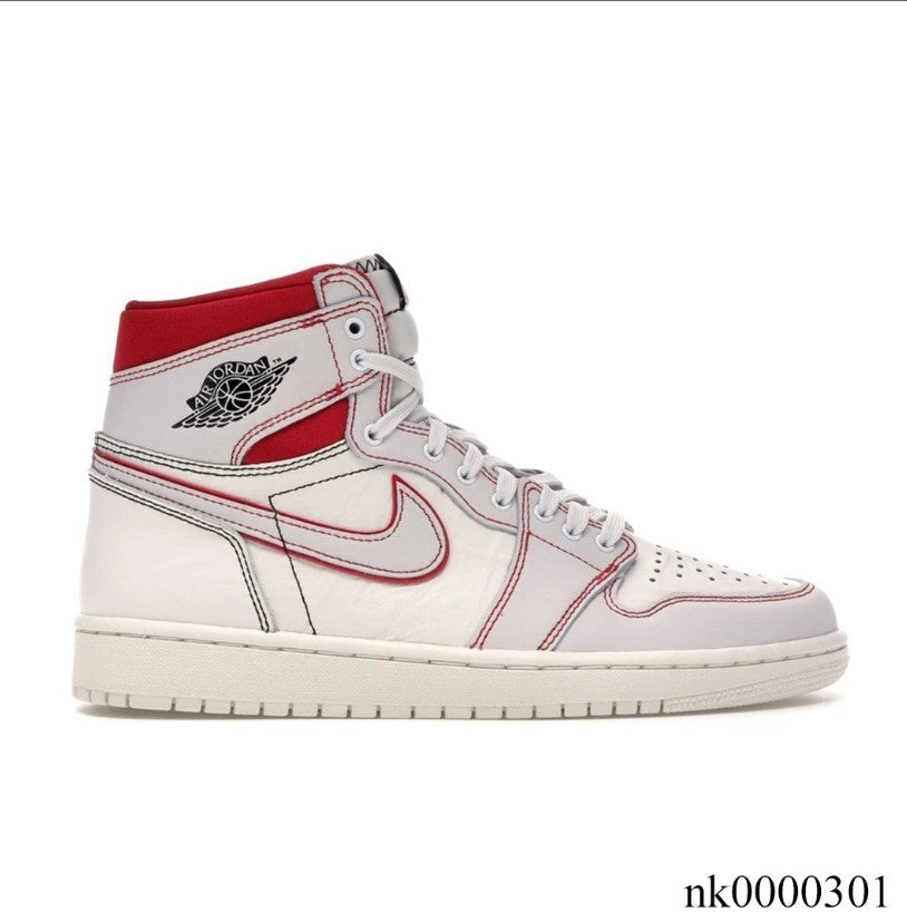 Air Jordan 1 Retro High Phantom Gym Red Shoes Sneakers