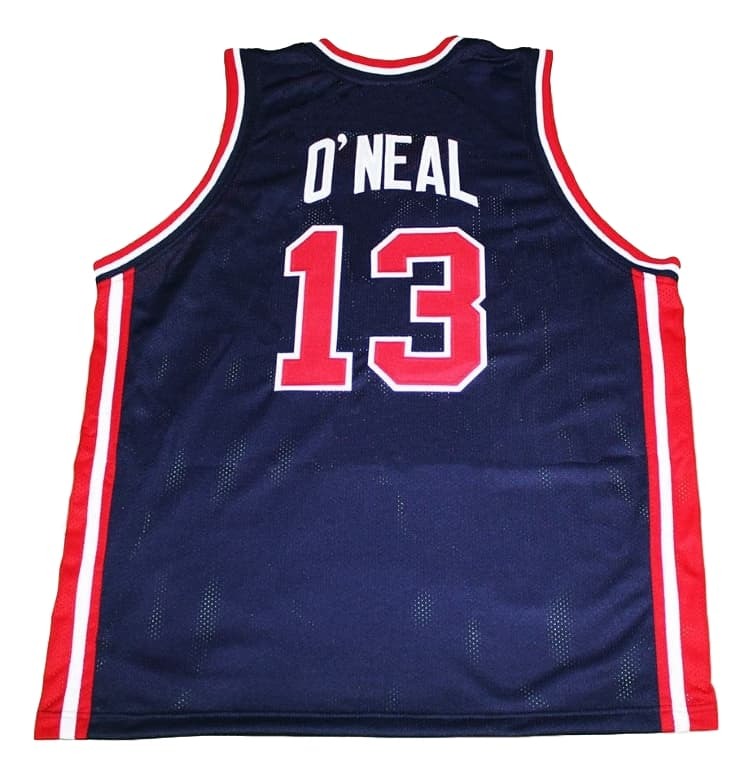 Shaquille O'Neal Jersey #13 Team USA Basketball Navy Blue