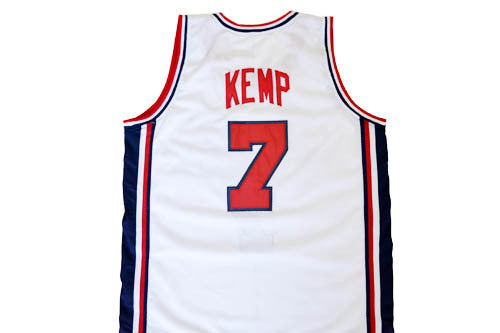 Shawn Kemp Jersey #7 Team USA Basketball White