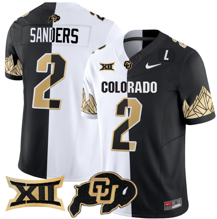 Shedeur Sanders Jersey #2 Colorado Buffaloes Vapor Limited Football Stripeout