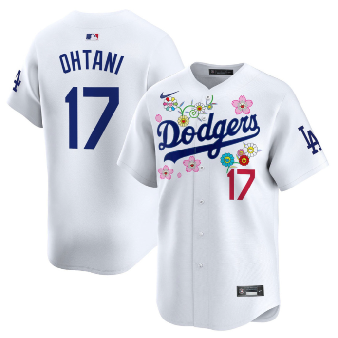 Shohei Ohtani Jersey #17 Dodgers x Takashi Murakami 2025 Vapor Limited Stitched White