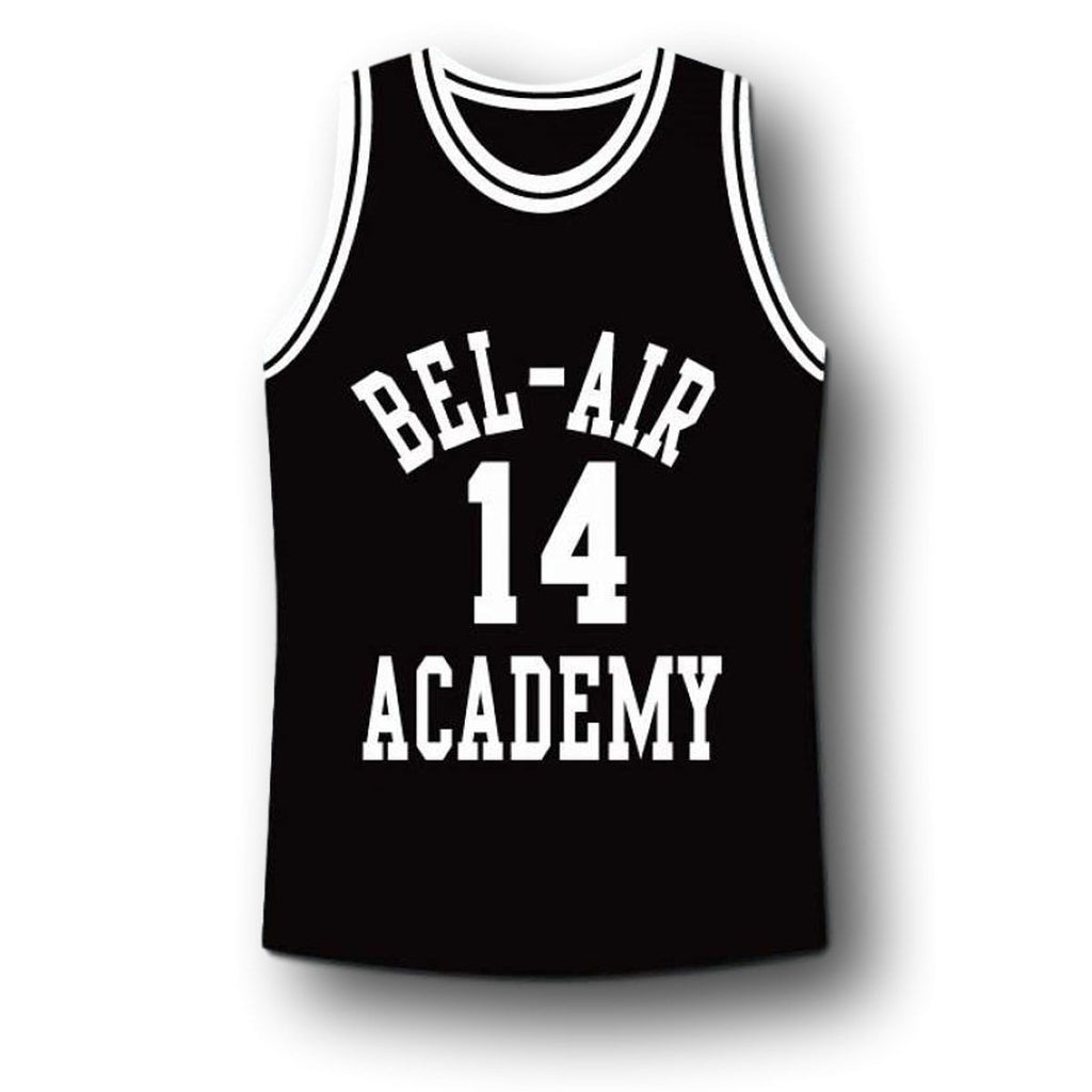 Smith Jersey #14 Bel-Air Academy Basketball Black (Copy)