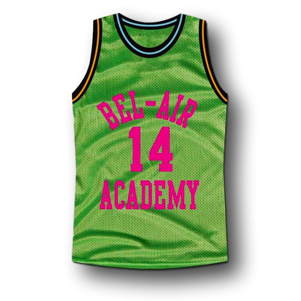 Smith Jersey #14 Bel-Air Academy Basketball Green