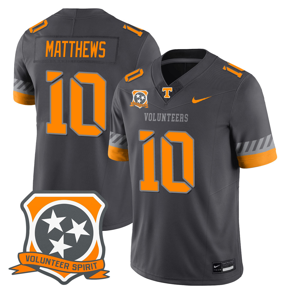 Men Tennessee Volunteers Football 2025 Spirit Limited Jersey - All Stitched