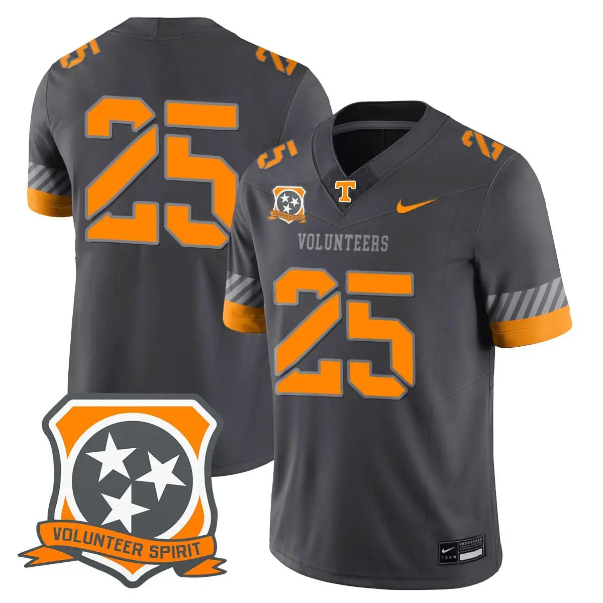Men Tennessee Volunteers Football 2025 Spirit Limited Jersey