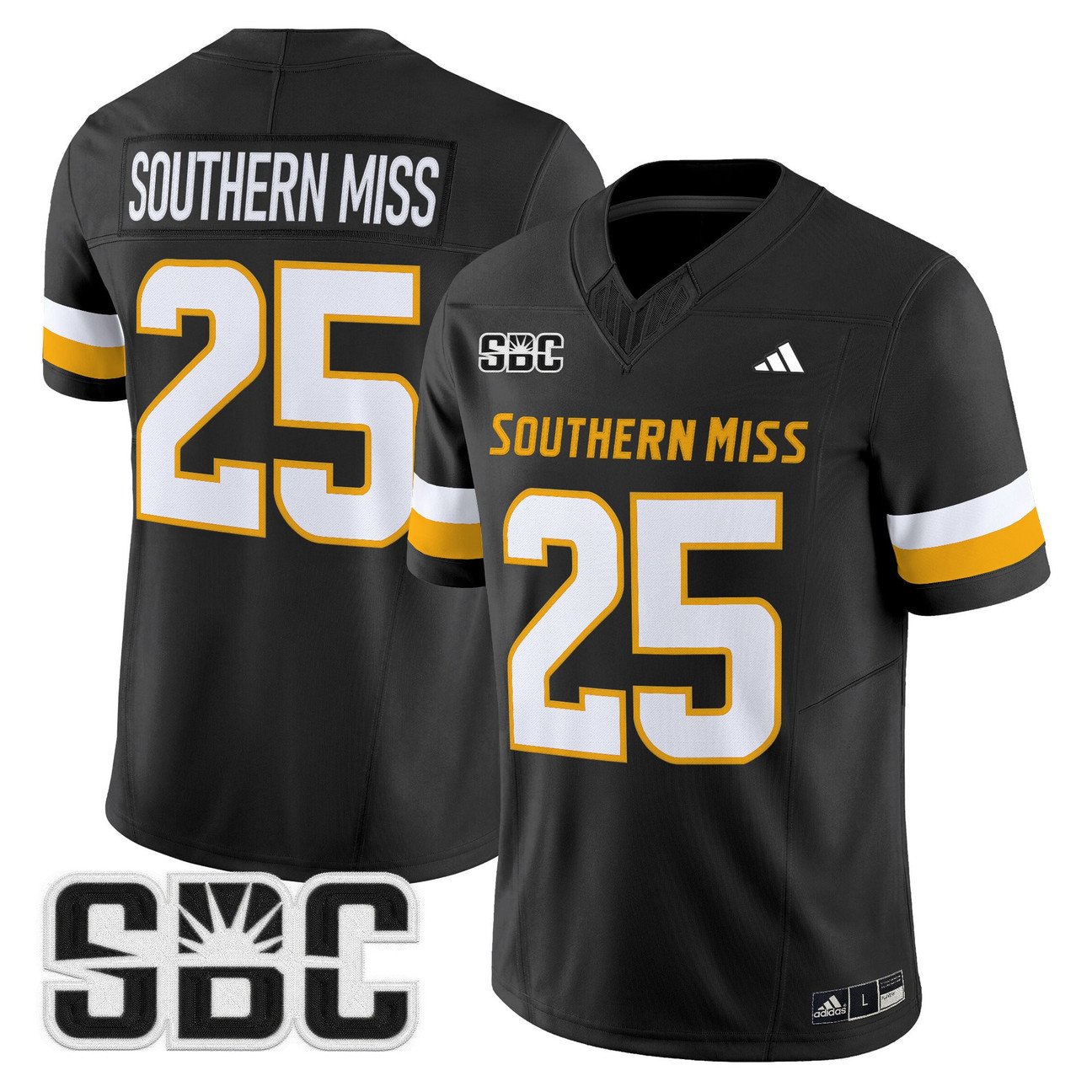 Southern Miss Jersey #25 Southern Miss Golden Eagles 2025 Vapor Limited Stitched