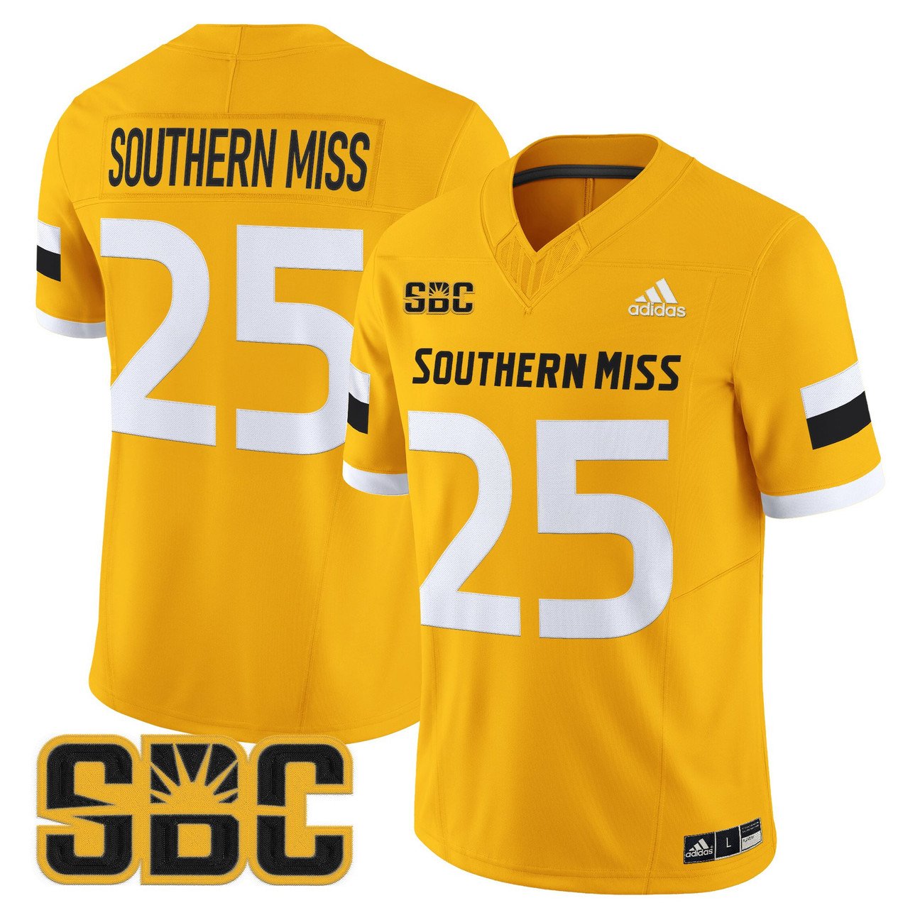 Southern Miss Jersey #25 Southern Miss Golden Eagles 2025 Vapor Limited Stitched