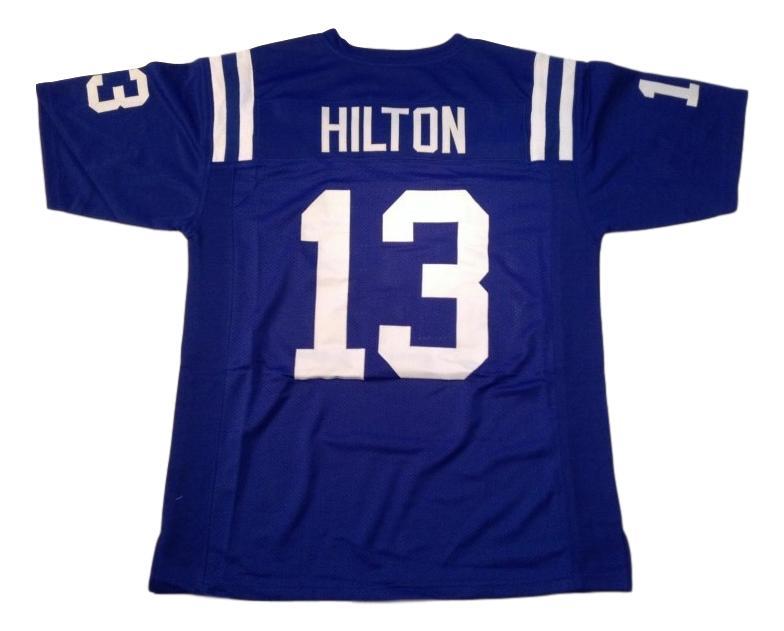 T.Y. Hilton CUSTOM STITCHED Unsigned Football Jersey Blue
