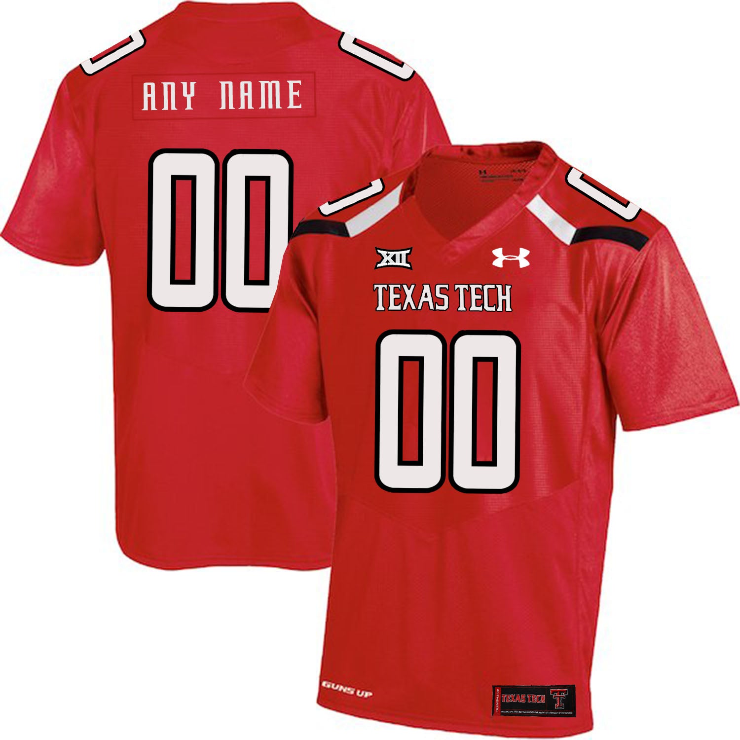 Texas Tech Custom Name and Number NCAA College Football Jersey Red