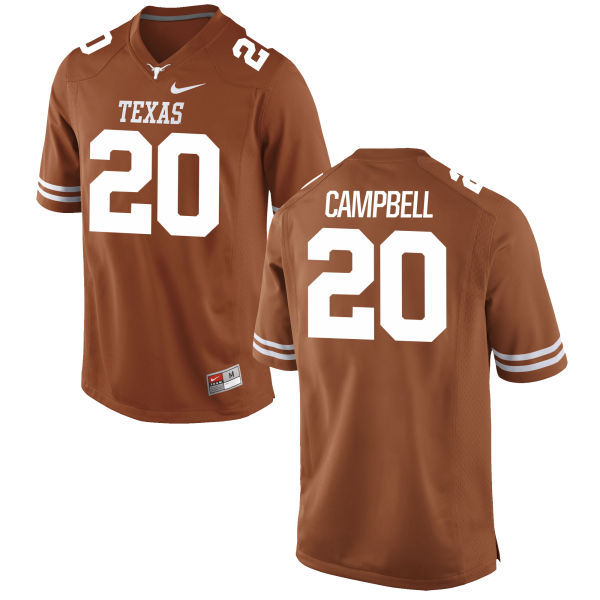 Texas Longhorns 20 Earl Campbell Orange College Jersey