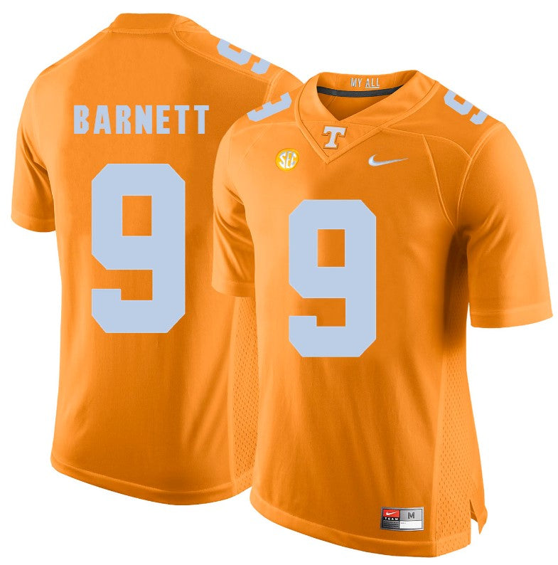 Tennessee Volunteers Derek Barnett Jersey #9 Football NCAA Jerseys Orange
