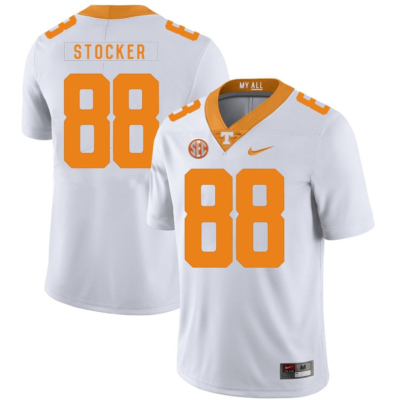 Tennessee Volunteers Luke Stocker Jersey #88 Football NCAA Jerseys White