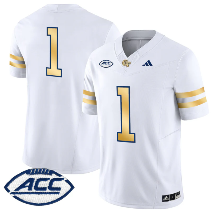 Team Jersey #1 Georgia Tech Yellow Jackets 2025 Limited Stitched