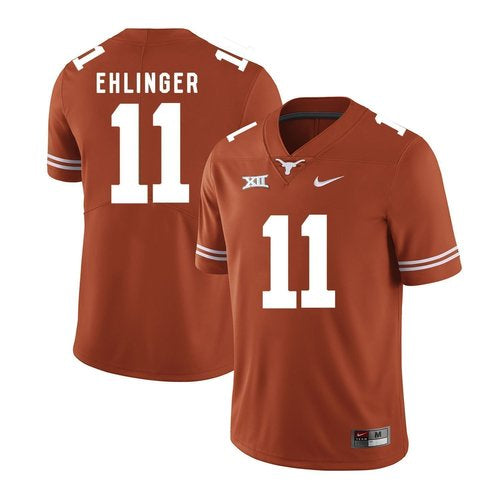 #11 Sam Ehlinger Texas Longhorns Replica Orange Football College Jersey
