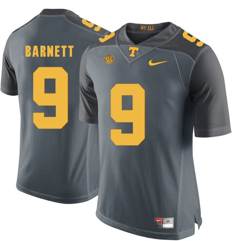 Tennessee Volunteers Derek Barnett Jersey #9 Football NCAA Jerseys Gray