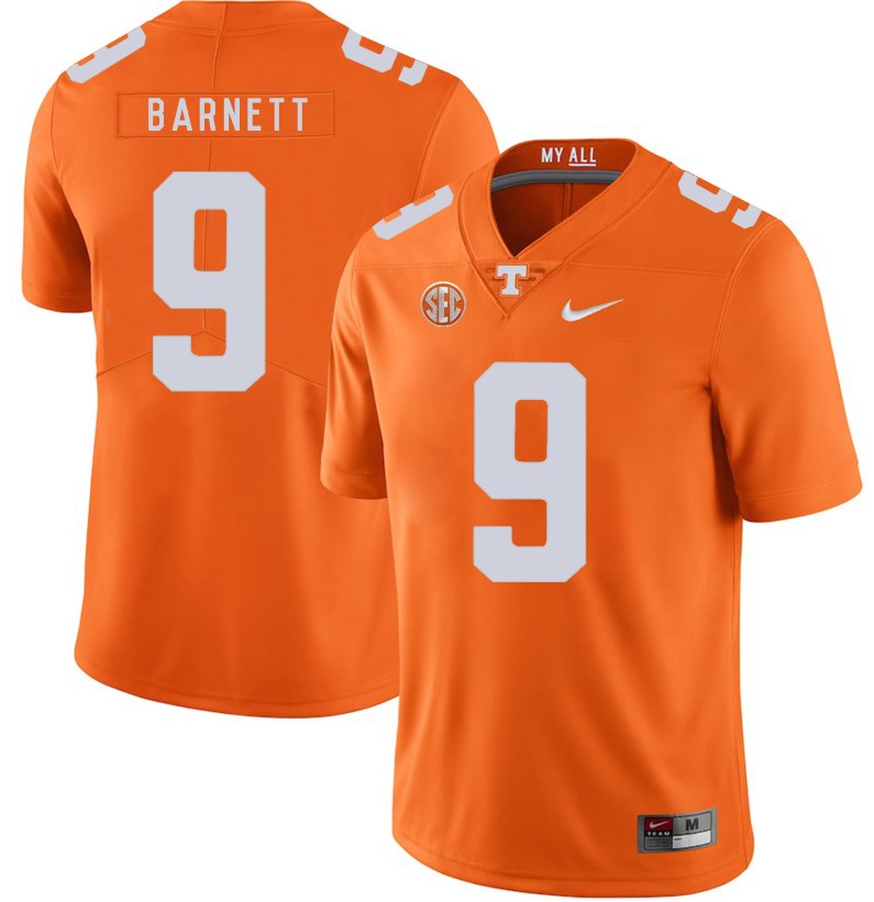 Tennessee Volunteers Derek Barnett Jersey #9 Football NCAA Jerseys Orange White