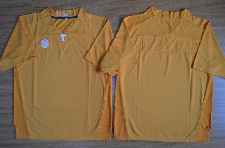Tennessee Volunteers Blank Jersey College Football NCAA Jerseys Orange