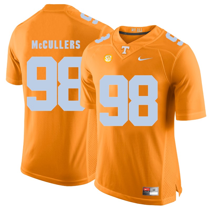 Tennessee Volunteers Daniel McCullers Jersey #98 Football NCAA Jerseys Orange