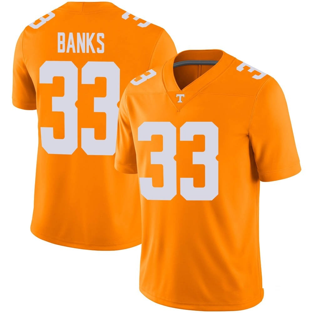 Tennessee Volunteers Jeremy Banks Jersey #33 College Football Orange