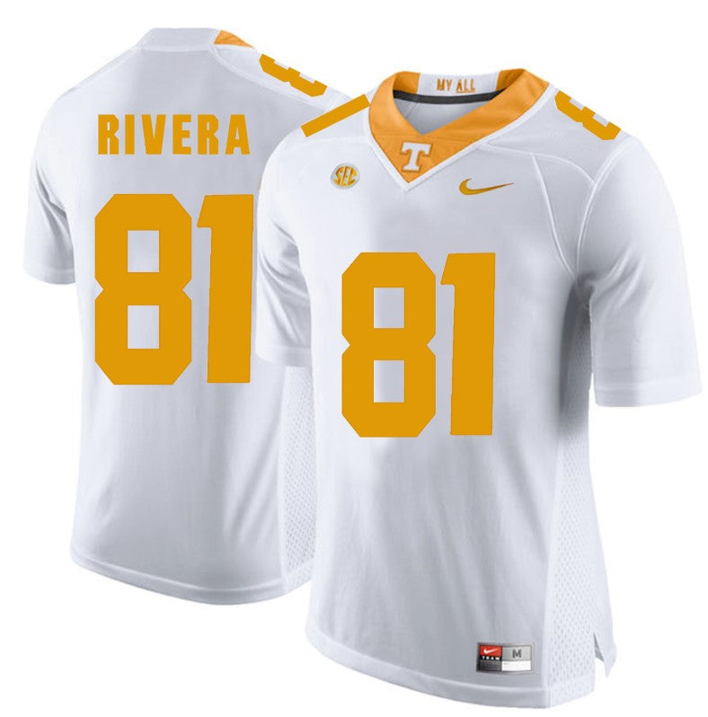 Tennessee Volunteers Mychal Rivera Jersey #81 Football NCAA Jerseys White