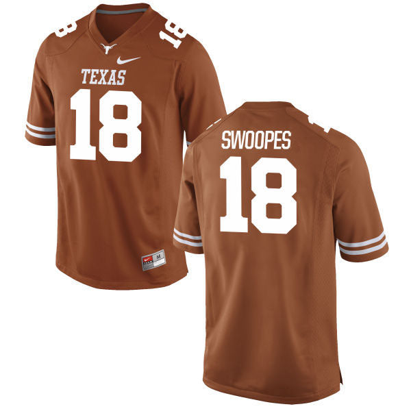 Texas Longhorns 18 Tyrone Swoopes Orange College Jersey