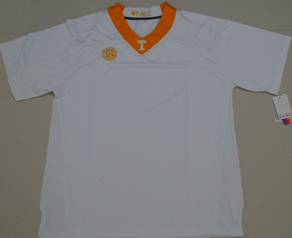 Tennessee Volunteers Jersey Blank Football NCAA Jerseys White