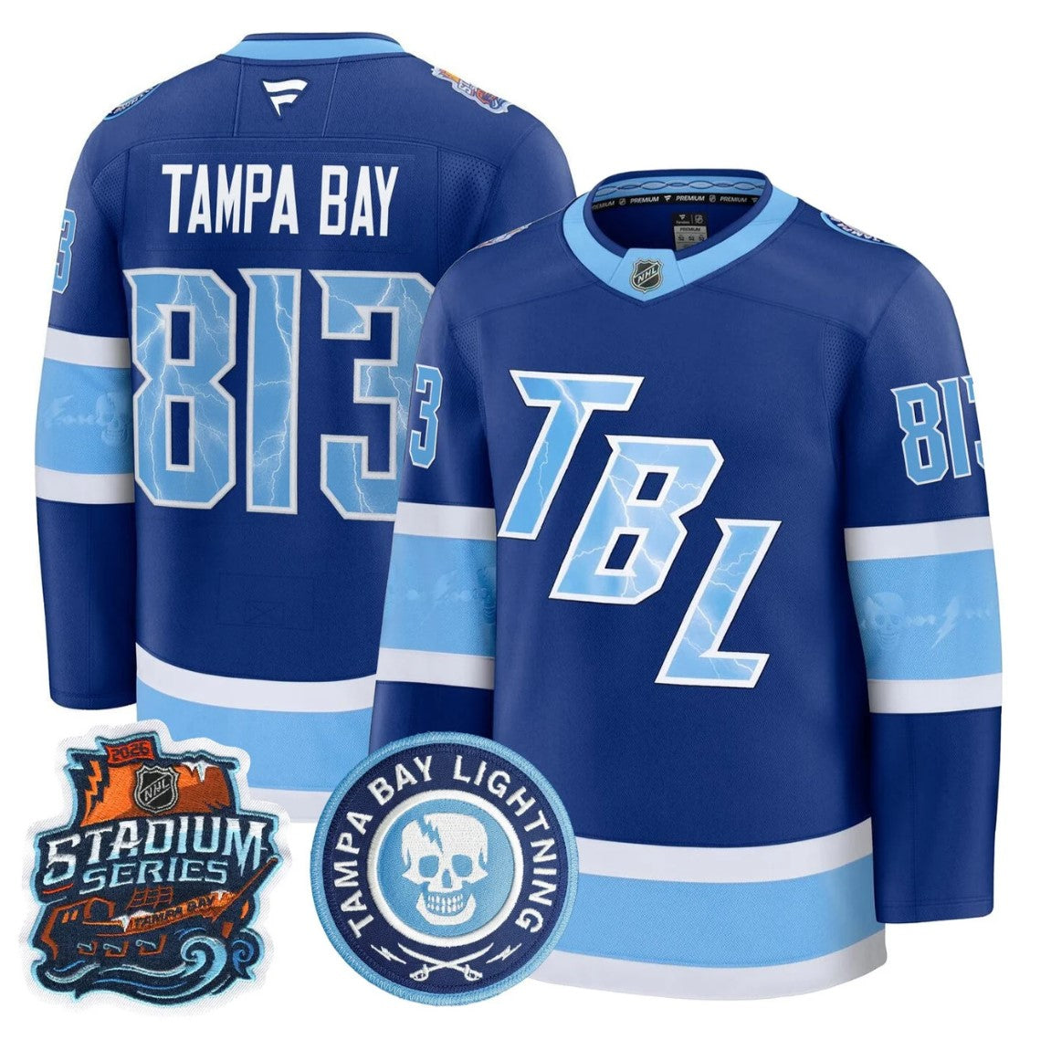 Tampa Bay Jersey #813 Tampa Bay Lightning 2026 Stadium Series Patch Stitched
