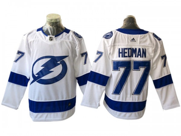 Tampa Bay Lightning #77 Victor Hedman White Gasparilla Jersey