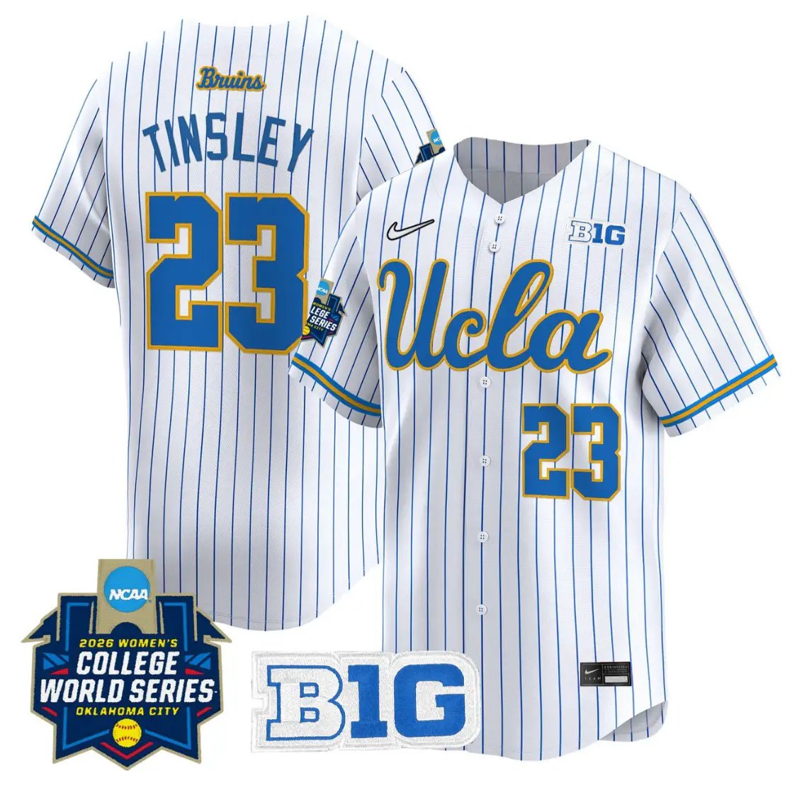 Taylor Tinsley Jersey #23 UCLA Bruins Softball 2026 World Series Stitched