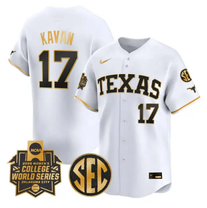 Teagan Kavan Jersey #17 Texas Softball 2026 World Series Stitched
