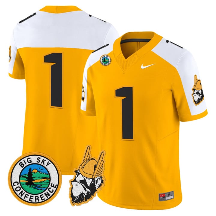 Team Jersey #1 Idaho Vandals 1975 Throwback Vapor Limited Stitched Gold Alter