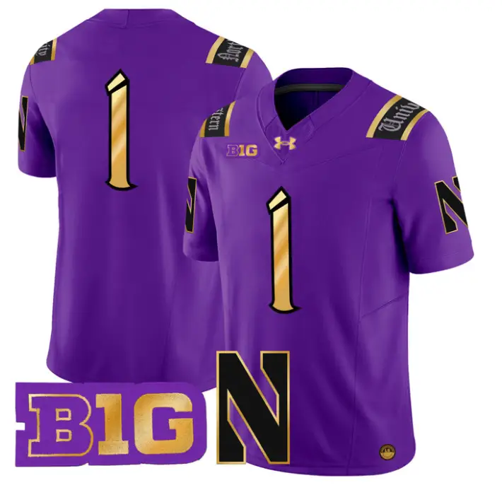 Team Jersey #1 Northwestern Wildcats 2026 Vapor Limited Stitched